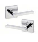 Kwikset 730HFLSQT-26 Halifax Privacy Door Lever With Square Rose, Chrome. Fixed Price $25.00.