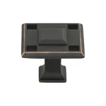 Modern Craftsman 5/16" Length Cabinet Square Knob Venetian Bronze - Hardware. Fixed Price $11.43.