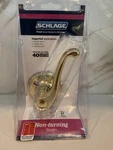 Schlage F170 605 Rh Flair Lever, Non-turning Lock, Bright Brass. Fixed Price $19.76.