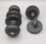 Copper Creek Entry Door Knob W/ Deadbolt Colonial Black Adjustable 4-WAY Latch. Fixed Price $19.97.