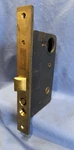 Antique Clinton Mortise Door Hardware Lock Brass 8 1/4". Fixed Price $19.99.