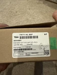 Yale Commercial Interior Door Lock, Black, Push Button. Fixed Price $10.96.
