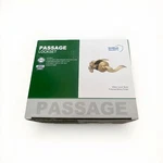 Passage Lockset Polished Brass Grade Four Way Latch Wave Lever Pn: 913831. Fixed Price $8.00.