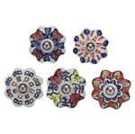 Set Of 10 Vintage Color Multi Designed Ceramic Cupboard Cabinet Door Knobs Dr.... Fixed Price $12.99.