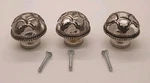 Atlas Tangeres Glass Cabinet Knob 2" Mushroom Pulls Hand Made Usa Set Of 3 Rare. Fixed Price $49.99.