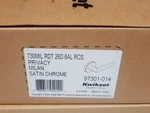 Kwikset 730MILRDT-26D Milan Privacy Door Lever, Round Rose Satin Chrome. Fixed Price $25.19.