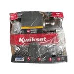 Kwikset Entry Door Knob &- Dbl Cyl Deadbolt Security Satin Nickel 99920-006. Fixed Price $19.90.