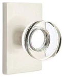 Emtek 5052MDC Modern Disc Non-turning Two-sided Dummy Door Knob Nickel. Fixed Price $192.00.