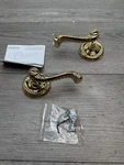 Emtek 8051RLUS3 Rope Lever With Rosette Polished Brass. Fixed Price $83.99.