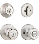Kwikset 96900-381 690T 15 Smt Bbpkg Satin Nickel Tylo Entry Combo. Fixed Price $23.00.