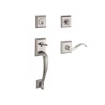 Satin Nickel Baldwin Reserve "napa" Entry Door Handleset Right Lever - Open Box. Fixed Price $305.00.