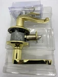 Schlage F10 605 Flair Door Lever, Hall & Closet Passage Lock Bright Brass. Fixed Price $18.99.