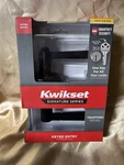 Kwikset Keyed Entry Trafford Lever Matte Black. Fixed Price $25.99.