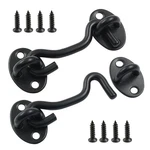 Waziaqoc 2PCS 3 Inch Hook And Eye Latch, Stainless Steel Heavy Duty Barn Door.... Fixed Price $17.87.