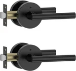 Black Interior Privacy Door Handles, Heavy Duty Lever, Bedroom & Bathroom. Fixed Price $32.93.