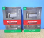 2 Pack Kwikset Signature Perth Hall & Closet Door Lever Handle Satin Nickel. Fixed Price $34.99.