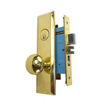 Marks New Yorker 7NY10A/3, Polished Brass Right Hand Mortise Entry Lock Set, .... Fixed Price $285.16.