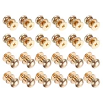 Uxcell 24PCS 0.3" Mini Round Knobs, Small Drawer 0.32", Gold. Fixed Price $18.99.
