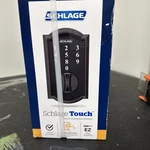 Schlage Touch Aged Bronze Camelot Deadbolt Door Lock - BE375VCAM716. Fixed Price $76.87.