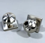 Sure-loc DU102-SQ 15 Durango Privacy Doorknob Set W/ Square Rose Satin Nickel. Fixed Price $21.58.
