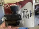 Black Koch Gruv Universal Knob Latch For Screen & Storm Doors #6703201. Fixed Price $12.00.