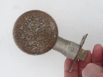 Vintage Privacy Door Knob Set With Crackle Hammered Copper /bronze. Fixed Price $38.00.