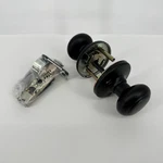 Kwikset 92001-604 Cove Passage Door Knob Handle 200CV, Matte Black. Fixed Price $16.96.