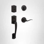 Kwikset 98180-022 Prescott Door Lock Venetian Bronze (open Box). Fixed Price $55.96.