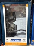 Schlage Accent Rubbed Bronze Deadbolt Keyed Entry Door Combo Pack Camelot Trim. Fixed Price $39.95.