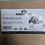 Design House C-series 701623 Grade Storeroom Lever Lockset Satin Nickel. Fixed Price $19.95.