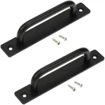 2PCS Heavy Duty Alloy Sliding Barn Door Handle Flush Hardware Drawer Pulls. Fixed Price $8.98.