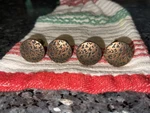 Ajax Cabinet Drawer Pull Knobs Hammered Copper 908 Lot 4 + Screws Hardware Nice. Fixed Price $13.88.