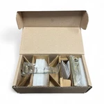 Baldwin HDSQUCFR044 Dummy Lever W/ 5" Rectangle Rose - Lifetime Satin Brass. Fixed Price $61.11.