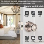 Waterproof Electronic Door Knob With Keypad And Auto Lock Satin Nickel 50 Co. Fixed Price $54.98.