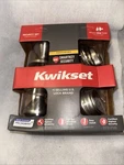 Kwikset 99910-069 Pismo Round Rose Satin Nickel Knob Door Combo Smartkey. Fixed Price $36.75.