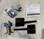 Emtek 5110HLORHUS10B Square Rosette Passage Helios Oil Rubbed Bronze. Fixed Price $69.99.