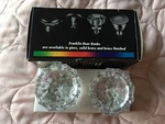 Vintage Crystal Glass Door Knobs Set Franklin Mfg Model 800 Nos. Fixed Price $32.99.