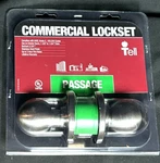 Tell Commercial Lockset (passage) Stainless Steel Finish Free Shipping!. Fixed Price $29.99.