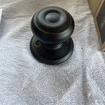 Schlage F170-GEO-716 Georgian Non-turning One-sided Dummy Door Knob Aged Bronze. Fixed Price $8.99.
