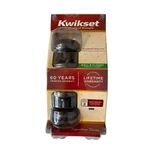 Kwikset Hall & Closet Brass Door Knob Handles 720J-3-CP Nib. Fixed Price $21.50.