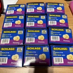 TWELVE/12/ Lot Schlage P515-032 Single Dummy Georgian Design (F170) Bright Brass. Fixed Price $67.15.
