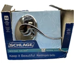 Schlage Hall Closet Handle, Passage Lever, Wakefield Polished Chrome Xx. Fixed Price $22.75.