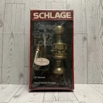 Schlage Georgian Door Knob 609 Antique Brass Keyed Entry Lock 2 3/8" Backset New. Fixed Price $79.90.