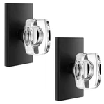 Dllween Glass Crystal Dummy Door Knob Interior Matte Black Modern. Fixed Price $49.44.