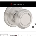 Discontinued Kwikset Cameron Hall/closet And Bed/bath Door Knobs Satin Nickel. Fixed Price $85.00.