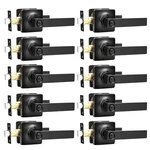 Gobekor 10 Pack Matte Black Privacy Door Lever - Keyless,. Fixed Price $150.99.