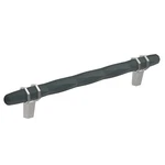 Amerock Cabinet Pull Black Bronze/polished Chrome 6-5/16 Inch (160 Mm) .... Fixed Price $44.33.