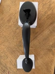 Schlage Plymouth Matte Black Entry Door Exterior Handle Nib. Fixed Price $40.00.