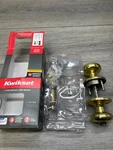 Kwikset CP740J-3S Knob Entry Juno Polished Brass Detach Faceplates Steel Read. Fixed Price $31.49.