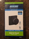 Schlage Bowery F10 Bwe 622 Hall/closet Door Knob Collins Trim Matte Black. Fixed Price $19.95.